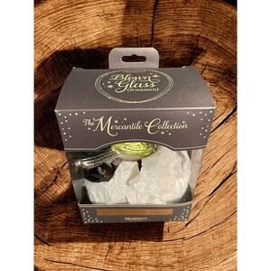 Christmas Ornaments 2 Glass Birds The Mercantile Collection  Artist Designed